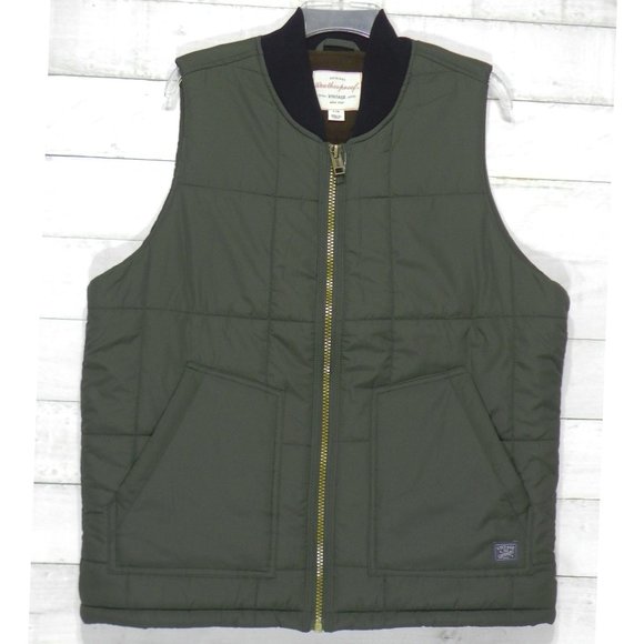 Weatherproof Vintage Mens Quilted Puffer Vest • Green • Size L • NWT - Picture 1 of 10